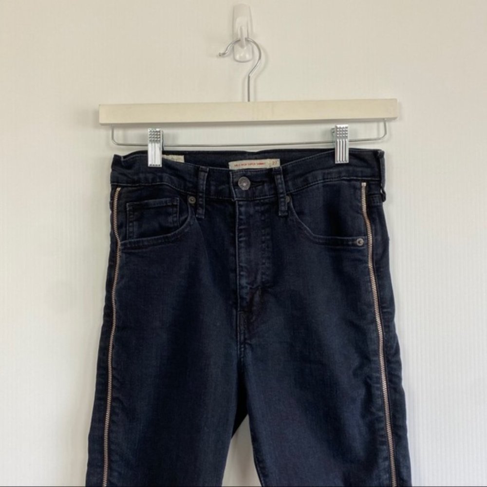 Levi’s Mile High Super Skinny Ankle Zipper Size 27 - Picture 6 of 14